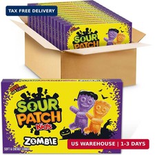 SOUR PATCH KIDS Zombie Soft & Chewy Gummy Halloween Candy, 12 Boxes picture