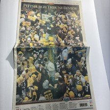 2009 Pittsburgh Tribune-Review Pittsburgh Steelers Super Bowl XLIII Newspaper picture