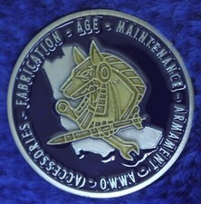 USAF 378th Expeditionary Maintenance Squadron Challenge Coin C-5 picture
