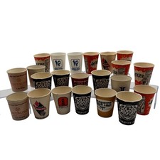 Vintage Las Vegas Casino Paper Coin Cup Lot Golden Nugget Frontier Four Queens picture