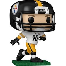 T.J. Watt Funko Pop NFL Vinyl Figure #309 Pittsburgh Steelers w/ Pop Protector picture