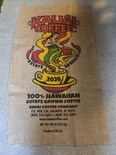 Kauai Coffee Company Burlap Coffee Bag 2026 Estate Reserve picture