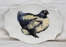 Ceramic/Porcelain Chicken/Hen Snack/Bread Plate New B picture