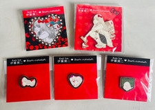 Junji Ito x Sanrio Tomie Hello Kitty Pin Badge 5pcs Complete Set Japan picture