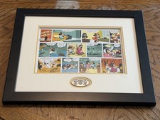 Walt Disney Gallery 1963 Mickey Mouse Comics Framed Pin Set 3600 Limited Edition picture
