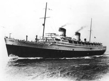 The Transatlantic Rex Sailing The Atlantic Ocean Old 1930s Photo picture