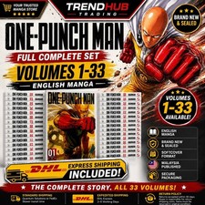 One Punch Man English Manga Volume 1 - 33 (LATEST) FULL SET - FAST SHIPPING picture