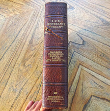 I.C.S. Reference Library Railroad Engineering & City Surveying Hardcover 1909 picture