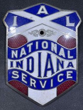 WW2 WWII Military IAL Indiana National Service Automobile Club Ornament Plaque picture