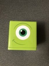 Hallmark Disney MIKE Monsters Inc CUBEEZ 2015 Metal Box 3x3x3 NEW with tags NWT picture