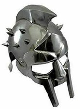 Viking Spartan Gladiator Helmet Medieval Warrior Steel Armor Movie Costume picture