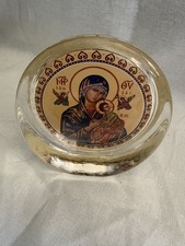 Vintage, Virgin Mary Paper Weight picture