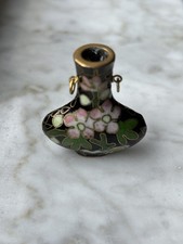 Beautiful  Vintage Mini Cloisonné Vase Signed picture