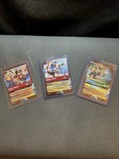 Disney Cruise Line Exclusive Lorcana P3 Foil Mickey Minnie & Goofy 3 Promo Cards picture