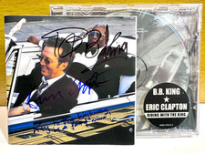 2000 B.B. King and Eric Clapton Riding With The King CD Signed By Both Artists picture