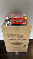Gambler Regular King Size RYO Cigarette Tubes - Full Case (10000 Tubes) picture