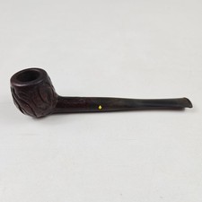 Dr Grabow Riviera Imported Briar Tobacco Pipe Rusticated Apple Yellow Spade VTG picture