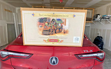 Grandeur Noel Tin Christmas Locomotive Engine Train Collectors Edition- OPEN BOX picture