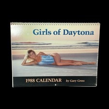 1988 Girls of Daytona Beach Florida Calendar Bikinis Cars Bikes picture