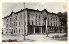 J51/ Fergus Falls Minnesota RPPC Postcard c1930s Grand Hotel Building 168 picture