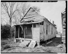 Columbus Georgia 1930s 1636 Fourth Street House rear side elevations HABS picture