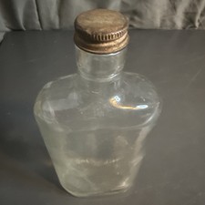 Vintage Boston Embossed Glass Liquor Bottle Original Cap Since 1888 Beveled picture