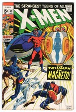 X-Men 63 1969 Marvel Comics VG/F 5.0 1st App Lorelei Magento Cyclops Beast picture
