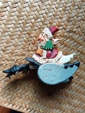 Santa on Goose David Frykman Holiday Ornament 1998 David Frykman Collectible picture