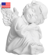 Resin Sleeping Angel Cherub Statue 1 Pc Adorable Angel Figurine ⭐️⭐️⭐️⭐️⭐️ picture