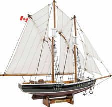 SAILINGSTORY Wooden Sailboat Model Ship Bluenose 1/110 Scale Replica Small picture