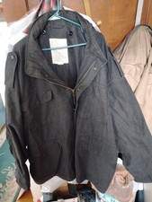 RARE US Army Ultra Force Rothco Men's Field Jacket BLACK  Size 7XL Regular picture
