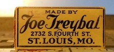 VINTAGE Joe Treybal PAIR Playing DICE  ORIGINAL Pack Joe Treybal St. Louis Mo. picture