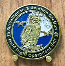FBI Critical Incident Response Aviation Surveillance Challenge Coin  W#1 picture