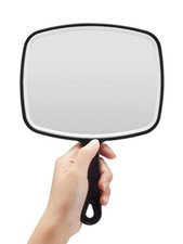 OMIRO Hand Mirror, Black Handheld Mirror 9.6