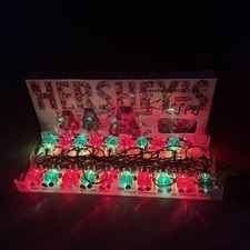 VTG 1996 Hershey ‘s Kisses Indoor Outdoor String 20 Christmas Lights NEW IN BOX picture