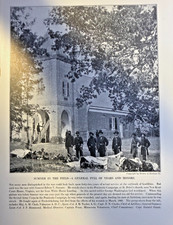 1912 Illustration General Edwin V. Sumner Near Kent Court House Civil War picture