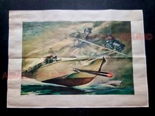 1943 WW2 USA NAVY JAPAN SHIP SUBMARINE WAR BOAT BATTLESHIP PROPAGANDA POSTER 562 picture