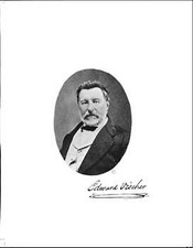 Portrait of Edward Vischer the artist 1842-1876 California Old Photo picture