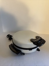VINTAGE MUNSEY ORIGINAL WAFFLE CONE MAKER DE LA CREME MODEL CM-8 TESTED picture