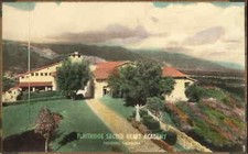 Pasadena California CA Flintridge Sacred Heart Academy Tinted RPPC PC picture