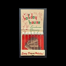 Feature Matchbook Full Book Holiday House Supper Club Milwaukee, WI picture