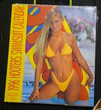 16 month 1996 Swimsuit Hooters Calendar Brand New/Sealed measure 15