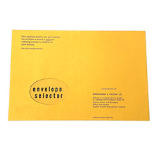 VTG 1960s Envelope Selector BERMINGHAM & PROSSER CO. Advertising Paper Merchants picture
