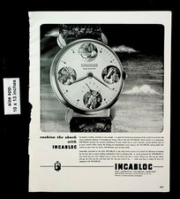 1949 Incabloc Shock Proof Protection Watches Vintage Print Ad 26380 picture