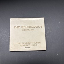 The Rendezvous Cocktails. The Beverly Hills Hilton Vintage Matchbook picture