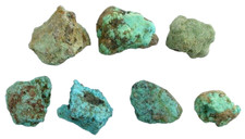 48 Gram 7 Natural Stabilized Sonoran NO DYE Blue Green Turquoise Rough Nugget picture