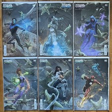 DC Comics 2023-24 Titans Beast World #1-6 Bjorn Barends Connecting Variants Set picture