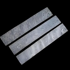 Lot of 3 Damascus Steel Billets 12