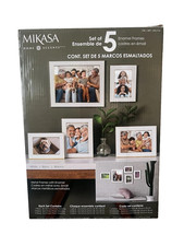 Mikasa Enamel Frames Set Of 5 - White. NEW picture