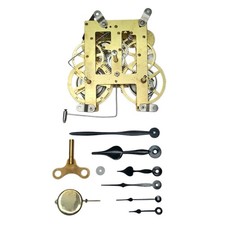 Mechanical Clock Movement Set 8 Days - Manual Wind For Mantle Clocks 9-1/4